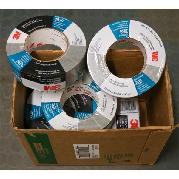 8 ROLLS OF 3M HEAVY DUTY DUCT TAPE 3939