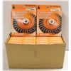 Image 1 : CASE OF 10 WALTER WIRE WHEEL BRUSHES 6"X3/8"X5/8"-