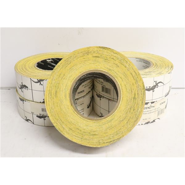 5 ROLLS OF ZENITH ANTI-SKID TAPE 2" X 60" YELLOW
