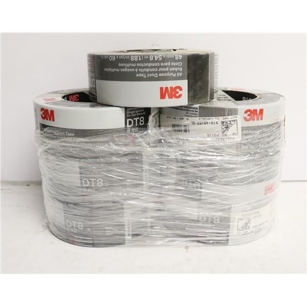 7 ROLLS OF 3M ALL PURPOSE DUCT TAPE 48MM X 54.8M