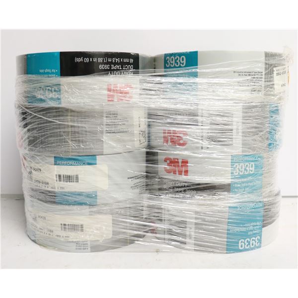8 ROLLS OF 3M HEAVY DUTY DUCT TAPE 48MM X 54.8M