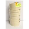 Image 1 : 12 ROLLS OF GENERAL USE MASKING TAPE 18MM X 55M