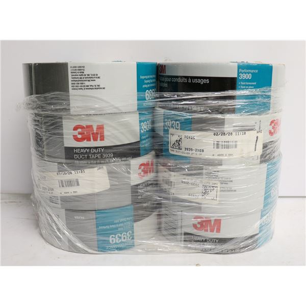 8 ROLLS OF 3M HEAVY DUTY DUCT TAPE