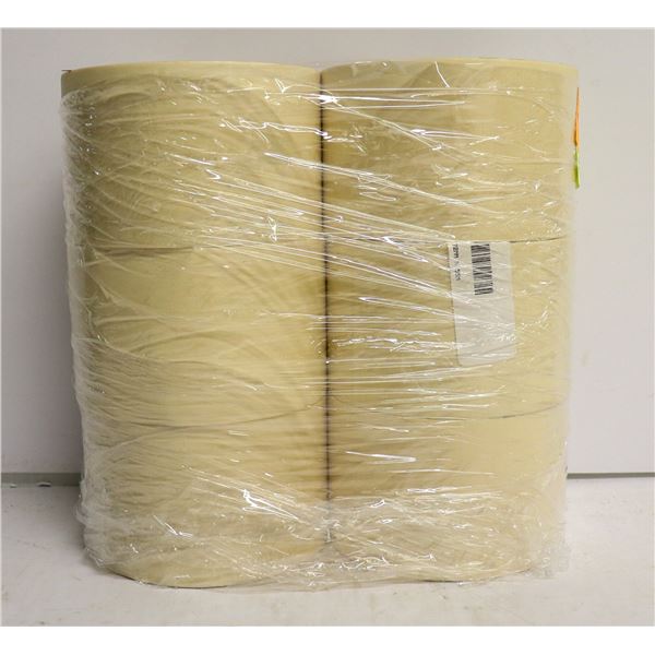 6 ROLLS OF GENERAL USE MASKING TAPE 72MM X 55M
