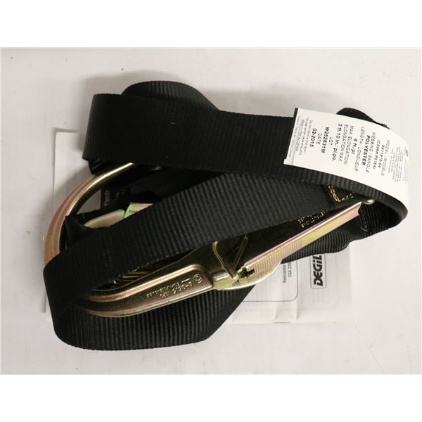 FALL PRO 6FT LANYARD W/ SCAFFOLD HOOK