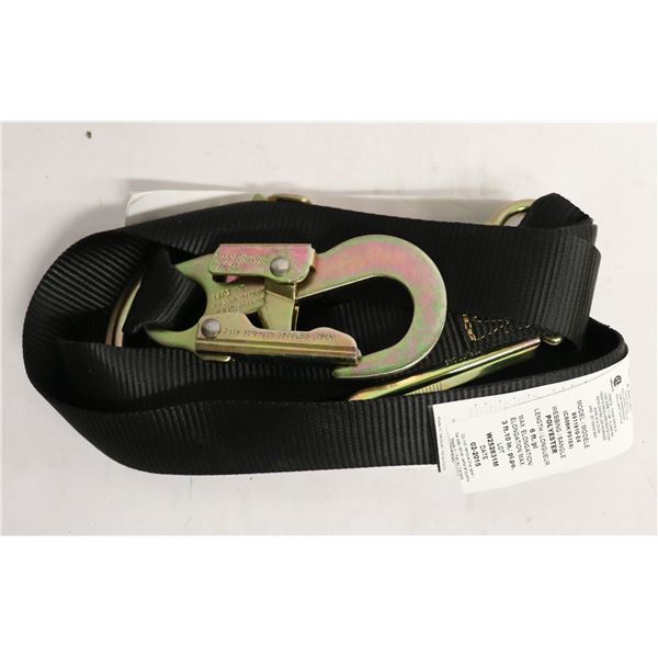 FALLPRO 6FT LANYARD W/ SCAFFOLD HOOK