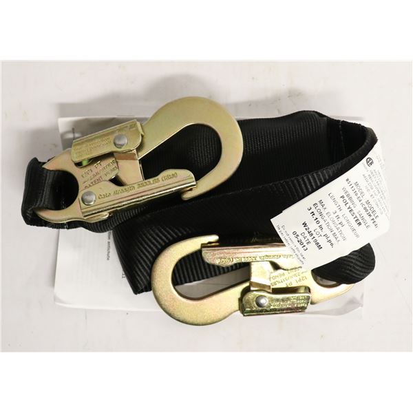 FALL PRO 6FT LANYARDS W/ SNAP HOOKS