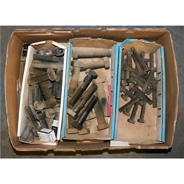 FLAT OF INDUSTRIAL NUTS & BOLTS