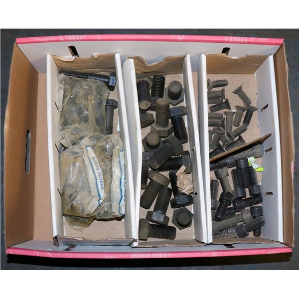 FLAT OF INDUSTRIAL NUTS & BOLTS