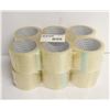 Image 1 : 12 ROLLS OF BOX TAPE 3" X 216FT