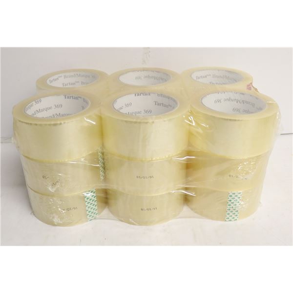 18 ROLLS OF BOX TAPE 2" X 328FT