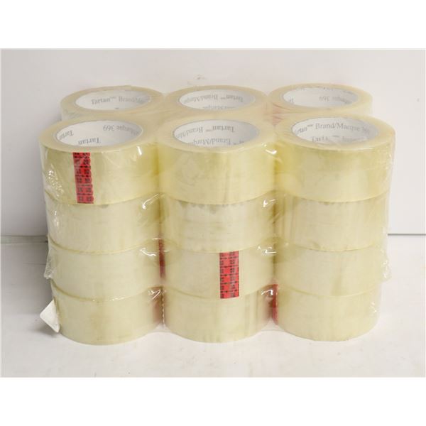 24 ROLLS OF BOX TAPE 2" X 328FT
