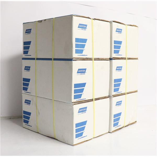 6 CASES OF NORTON BEARTEX LIGHT DUTY CLEANING PADS