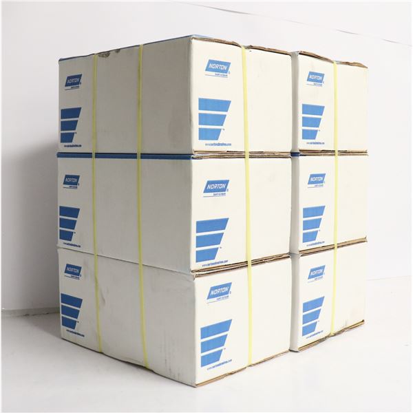 6 CASES OF NORTON BEARTEX LIGHT DUTY CLEANING PADS