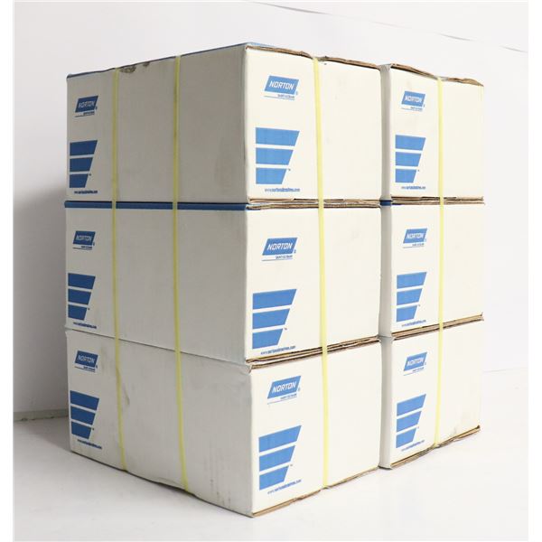 6 CASES OF NORTON BEARTEX LIGHT DUTY CLEANING PADS