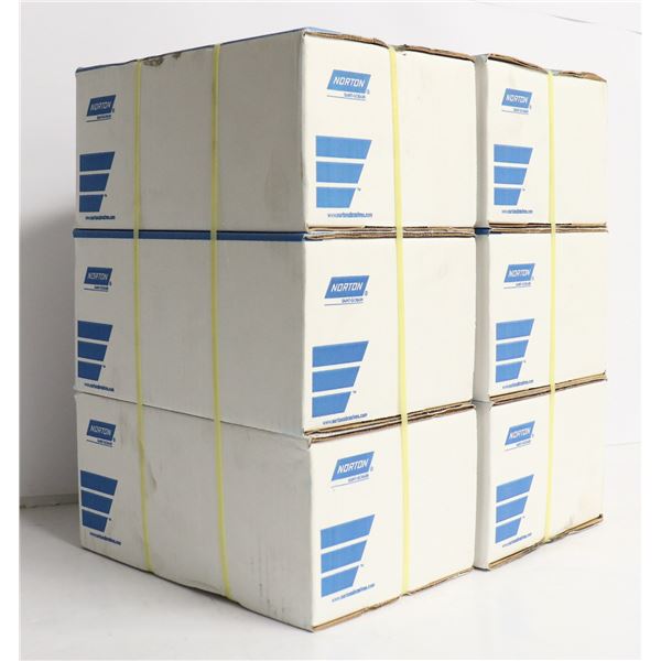 6 CASES OF NORTON BEARTEX LIGHT DUTY CLEANING PADS