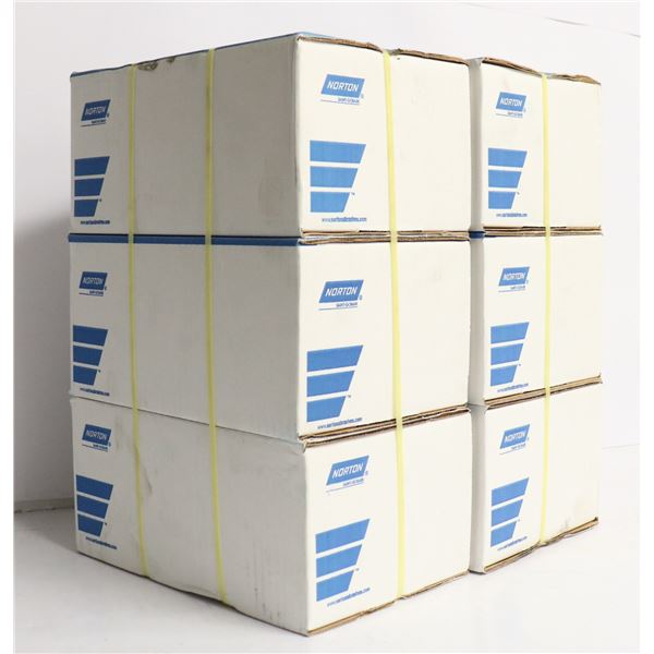 6 CASES OF NORTON BEARTEX LIGHT DUTY CLEANING PADS