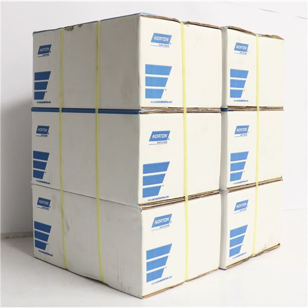 6 CASES OF NORTON BEARTEX LIGHT DUTY CLEANING PADS