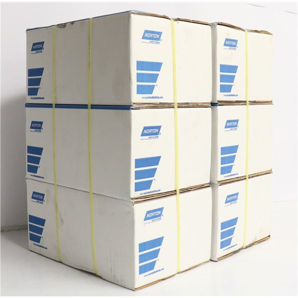6 CASES OF NORTON BEARTEX LIGHT DUTY CLEANING PADS