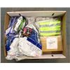 Image 1 : FLAT LOT OF RESPIRATORS & EYE SAFETY ITEMS