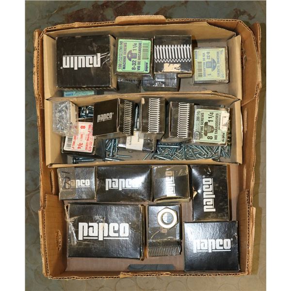 FLAT LOT OF ASSORTED PAULIN SCREWS