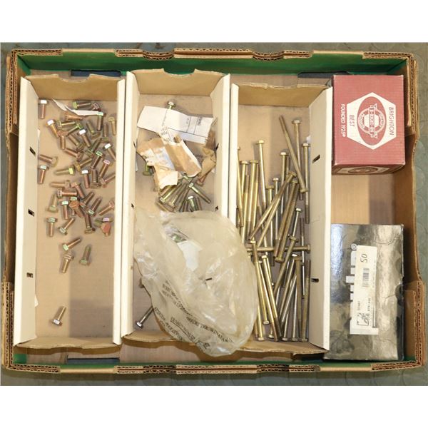 FLAT LOT OF HEX HEAD CAP SCREWS