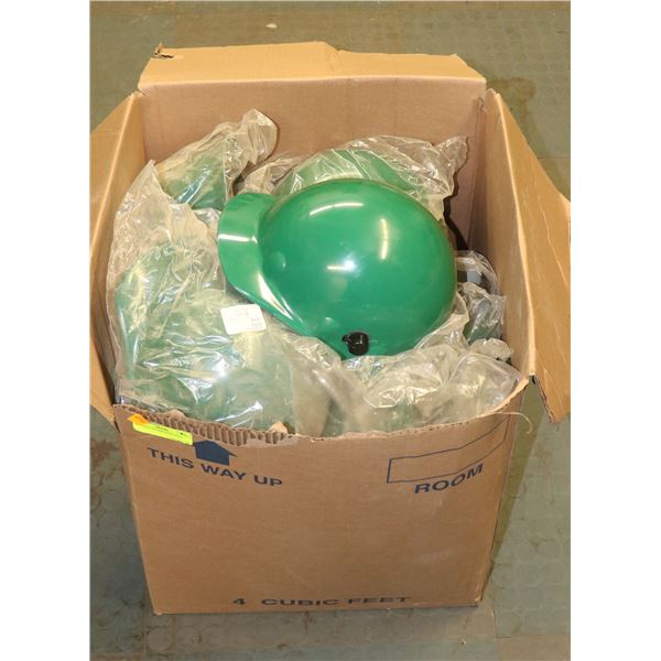BOX FULL OF NEW HARD HATS