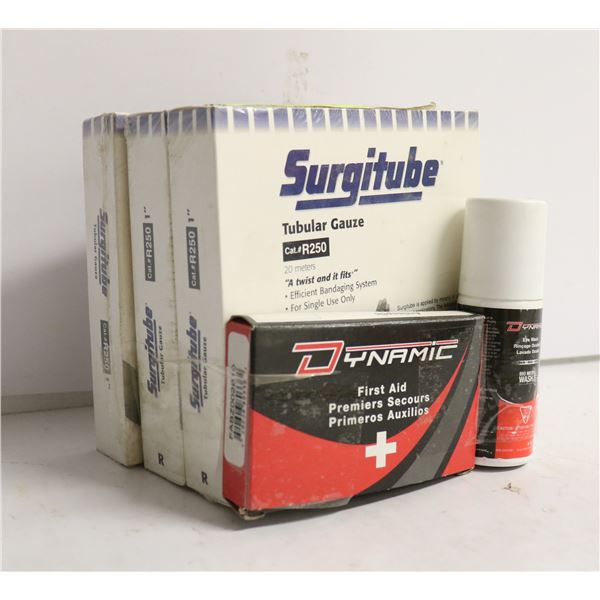 3 PACKS OF SURGITUBE TUBULAR GAUZE & DYNAMIC EYE