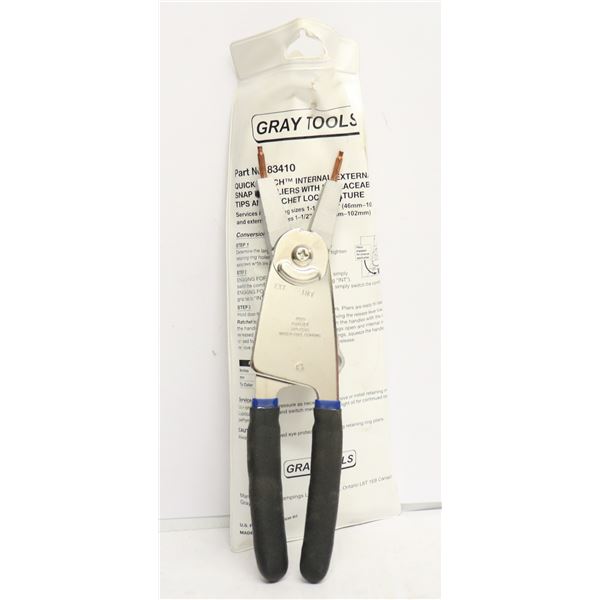 GRAY TOOLS INTERNAL/EXTERNAL SNAP RING PLIER LARGE