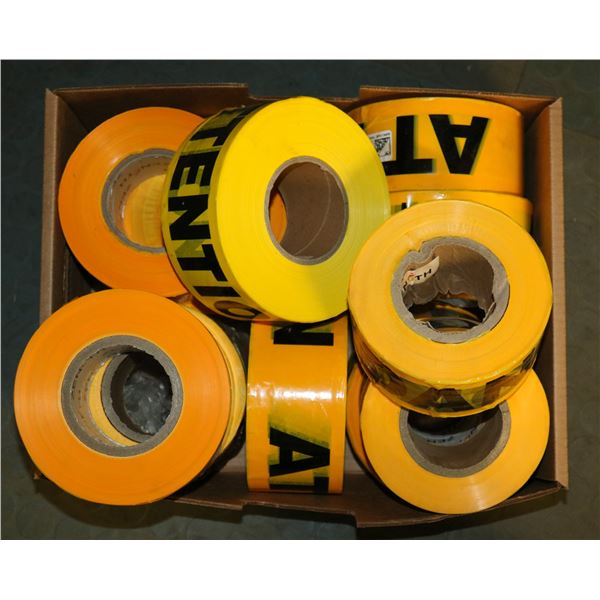 FLAT WITH ASSORTED BARRIER TAPE