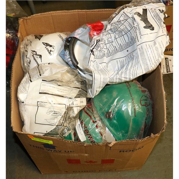 BOX FULL OF DYNAMIC HARD HATS