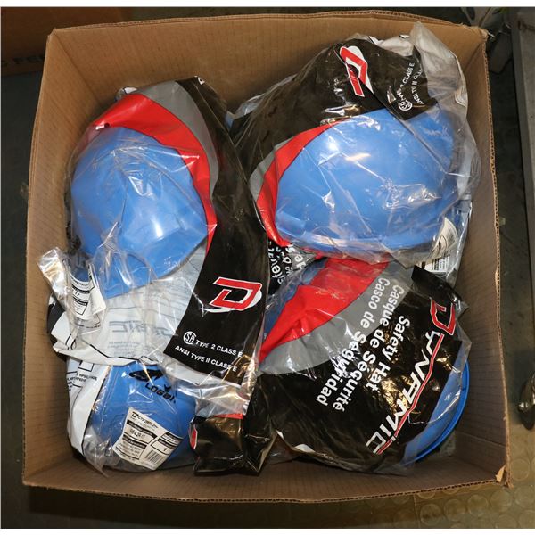 BOX FULL OF DYNAMIC HARD HATS