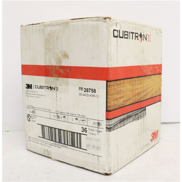 CASE OF 20 CUBITRON CUT & GRIND WHEELS T27