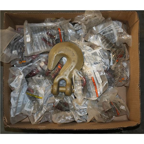 FLAT LOT OF ASSORTED CROSBY PRODUCTS