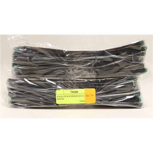 STEALTH SLIP RESISTANT GLOVES SIZE/M