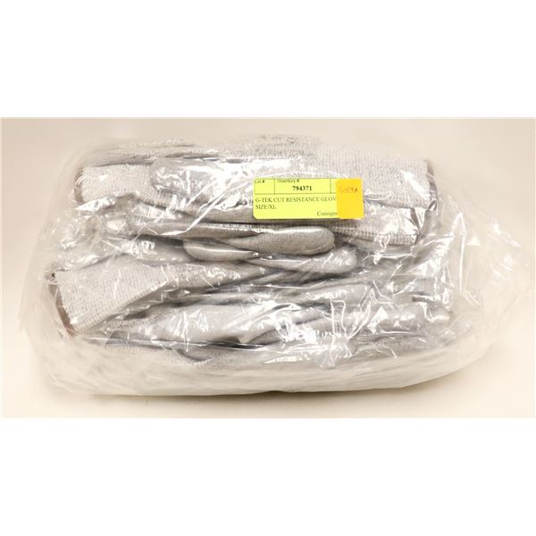 G-TEK CUT RESISTANCE GLOVES SIZE/XL