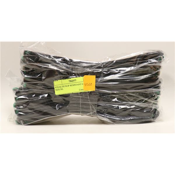 STEALTH SLIP RESISTANT GLOVES SIZE/XL