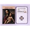 Image 1 : 1555 KB Hungary Denar 'Madonna and Child' Coin NGC AU50 w/ Story Box