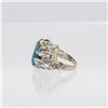 Image 4 : Beautiful Natural 6ct Blue Turquoise Silver Ring