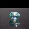 Image 3 : Lab Created 6.17 Ct Oval Cut Mint Green Diamond