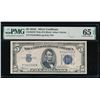 Image 1 : 1934C $5 Silver Certificate PMG 65EPQ
