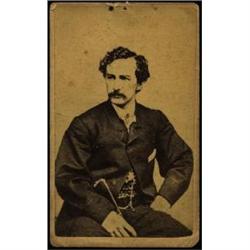 John Wilkes Booth. Carte of Lincoln's assassi