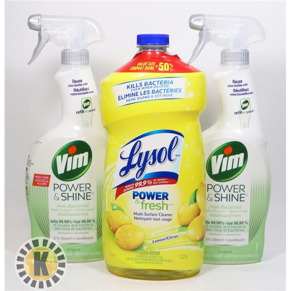 BAG OF CLEANING SUPPLIES