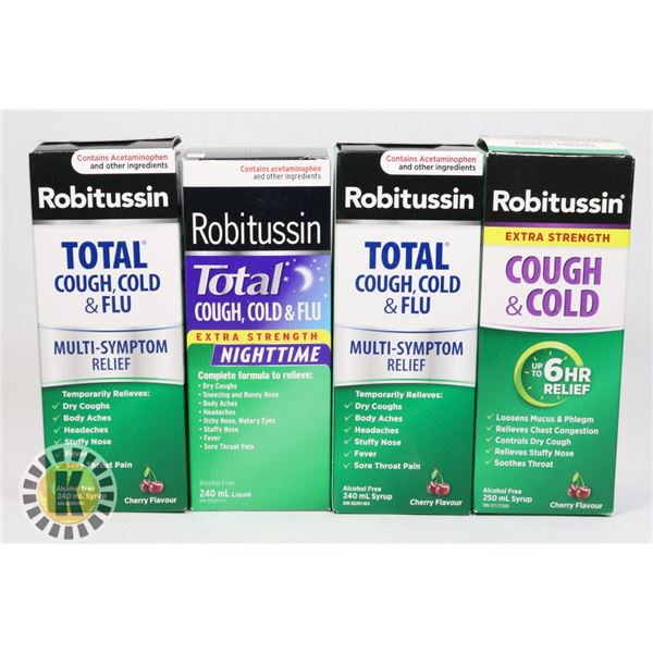 BAG OF ROBITUSSIN COUGH AND COLD