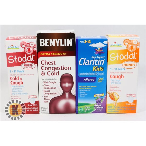 BAG OF ASSORTED COUGH & COLD MEDICINE