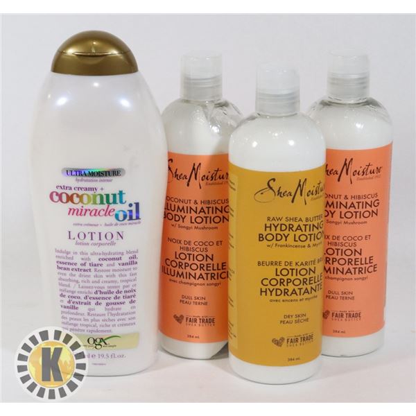 BAG OF ASSORTED SHEA MOISTURE HAIR PRODUCTS