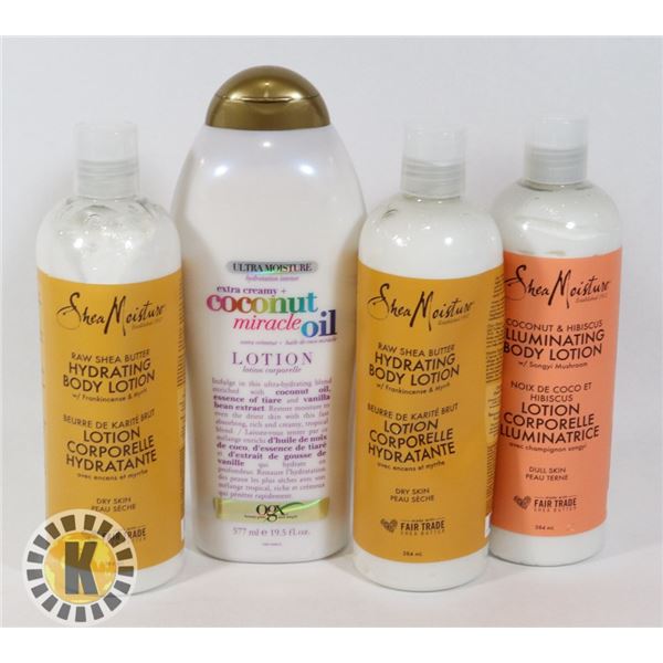 BAG OF ASSORTED SHEA MOISTURE HAIR PRODUCTS