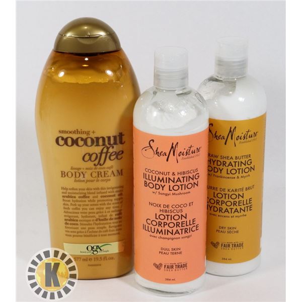 BAG OF ASSORTED SHEA MOISTURE HAIR PRODUCTS