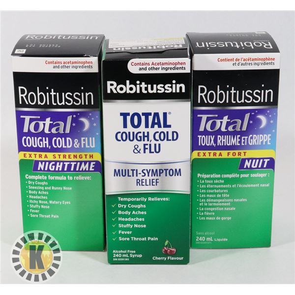 BAG OF ROBITUSSIN COUGH & COLD