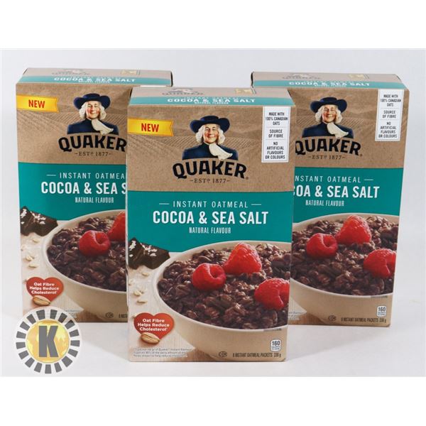 BAG OF COCOA & SE SALT NATURAL QUAKER OAT